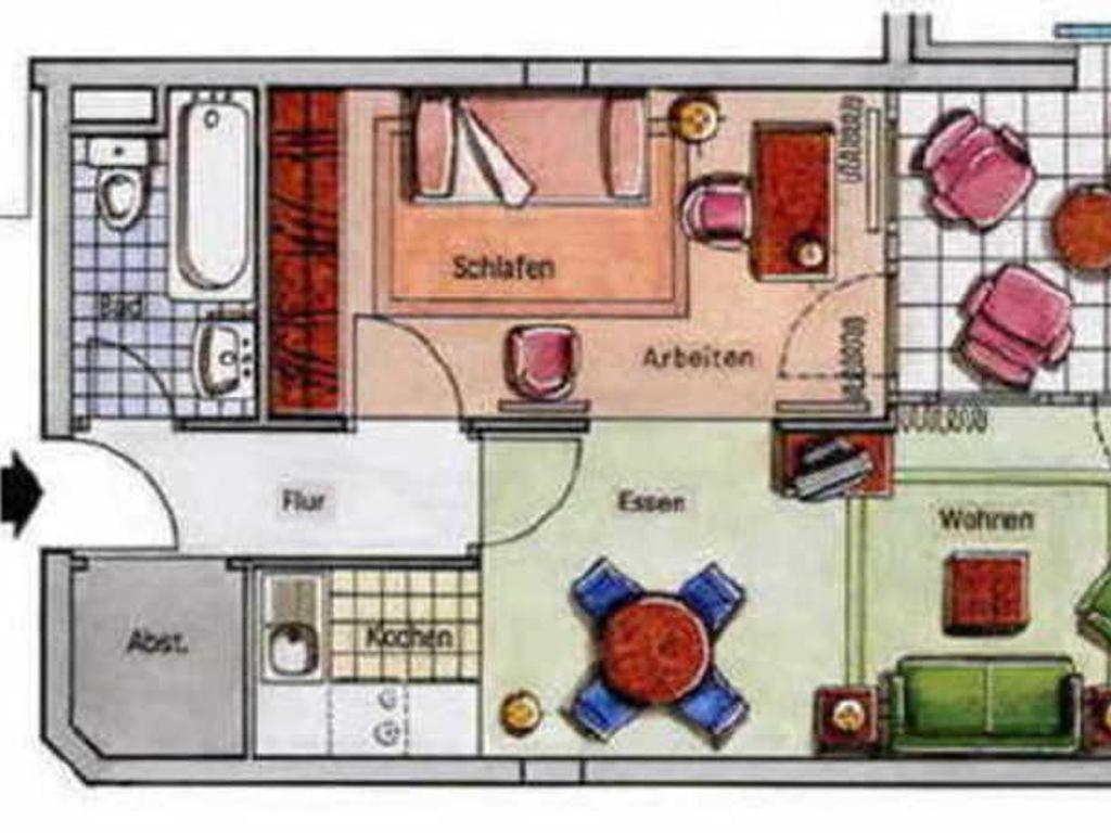 2 Raum Wohnung Morgensonne Mit Balkon Sellin  Exterior photo